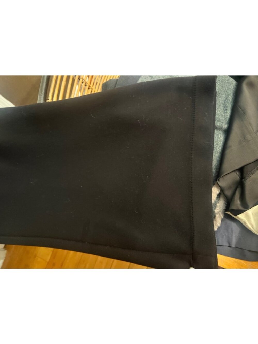 SPANX AIRESSENTIALS Black Full Zip Mock Neck Jumpsuit Women's 1X 1XT. E - Picture 5 of 9